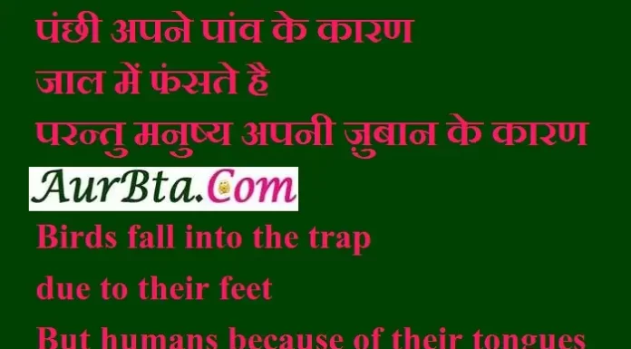 Thoughts In Hindi : “पंछी अपने पांव के कारण जाल में फंसते है, Tuesday-thoughts-in-hindi today-vibes motivation-quote day, motivational quote in hindi, thought of the day, thoughts, today thoughts in hindi, suvichar in hindi, aaj ka suvichar, विचार, सुप्रभात, सुविचार