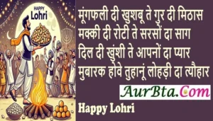 Happy Lohri 2025 Hindi wishes-status-Lohri Hindi shayari-SMS-Shorts-Reels